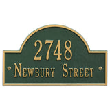 Address plaque Arch marker standard