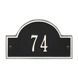 Address plaque Arch marker petite wall