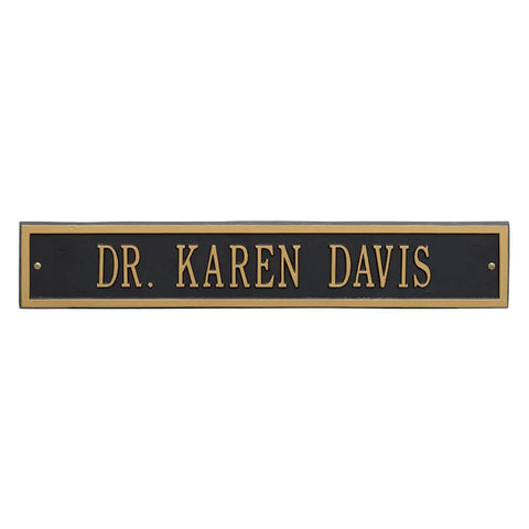 Address plaque Arch Extension – Estate Wall – One Line