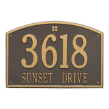 Address plaque Cape Charles Estate wall marker
