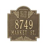 address plaque