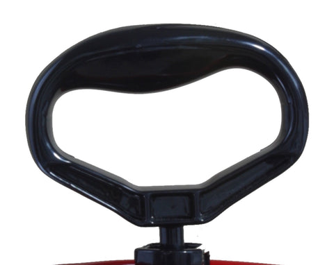 Pump handle for open head sprayers
