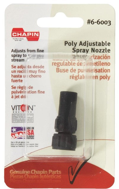 Nozzle-poly adjustable - buse 6-6003