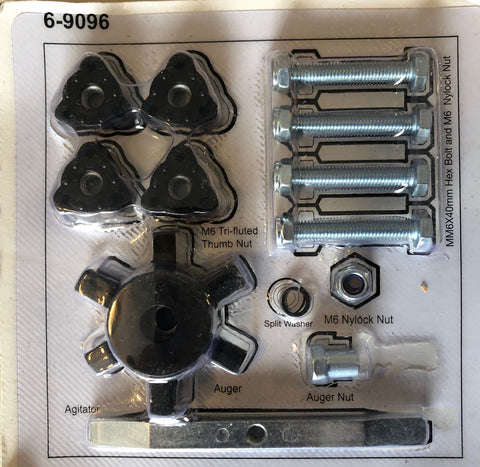 Spiked auger kit for spreader 6-9096