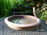 Birdbath, terracotta, pack of 2