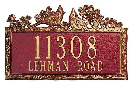 plaque Woodland Cardinal