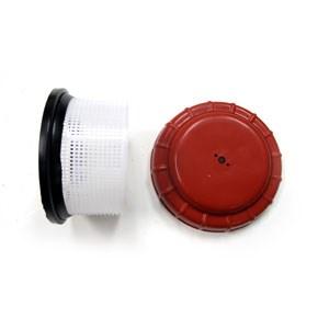 cap and strainer