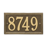 Address plaque Double line standard wall