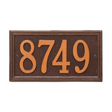 Address plaque Double line standard wall