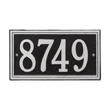 Address plaque Double line standard wall