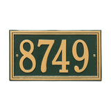 Address plaque Double line standard wall