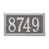 Address plaque Double line standard wall