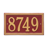 Address plaque Double line standard wall