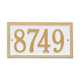 Address plaque Double line standard wall