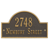 Address plaque Arch marker standard