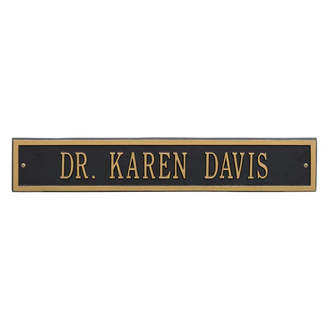 Address plaque Arch Extension – Estate Wall – One Line