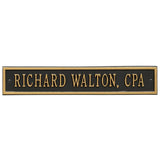 Address plaque Arch Extension – Standard Wall – One Line