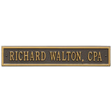 Address plaque Arch Extension – Standard Wall – One Line
