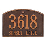 Address plaque Cape Charles Estate wall marker