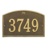 Address plaque Cape Charles standard wall marker