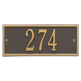 Address plaque Hartford mini wall marker 1230