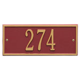 Address plaque Hartford mini wall marker 1230