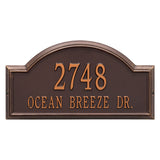 Address plaque Providence Arch Estate marker