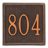 Address plaque Square petite marker