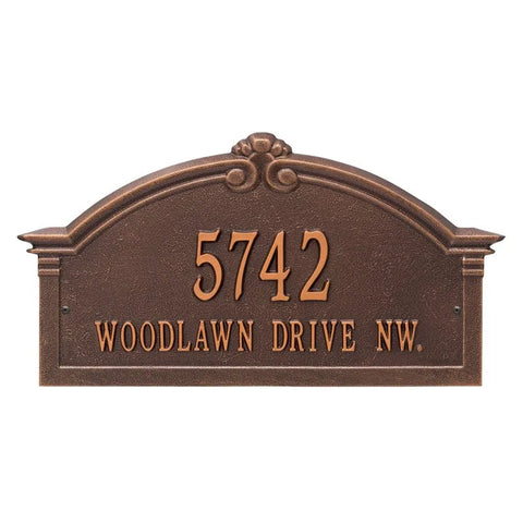 address sign