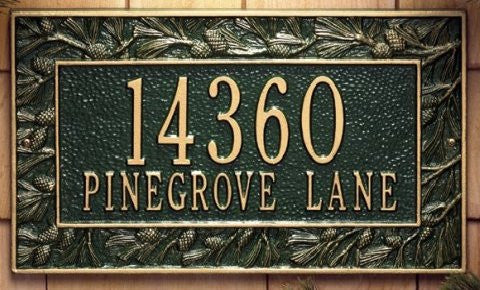 plaque Pinecone