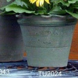 Antique style handmade greenhouse flower pots, Scallop rim, set of 4 - Pots de serre
