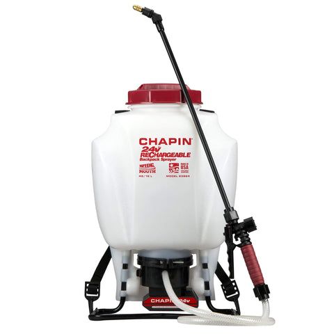 Backpack sprayer, 4-Gallon (15-Liter) 24 V Battery ≈  (63924)